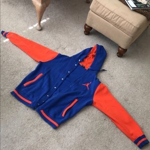 Vintage Jordan Hoodie Knicks Colorway